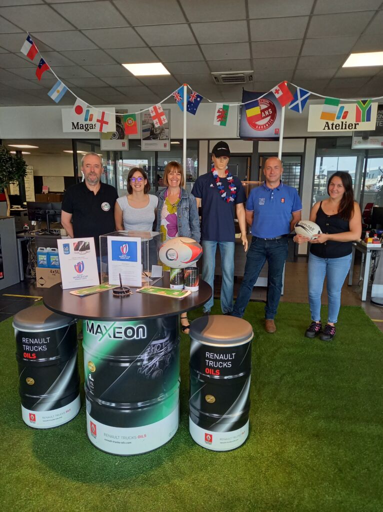 Bernard Trucks lance les paris pour la coupe du monde de Rugby au côtés des produits de maintenance Reanualt Trucks Oils