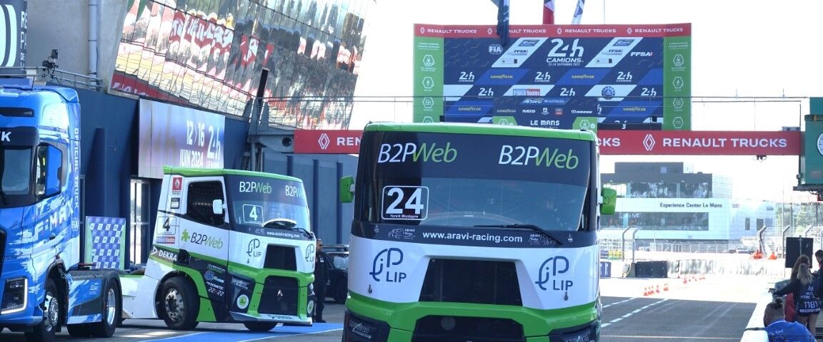Le Team Aravi Racing lors du Grand Prix Camions au Mans 2023