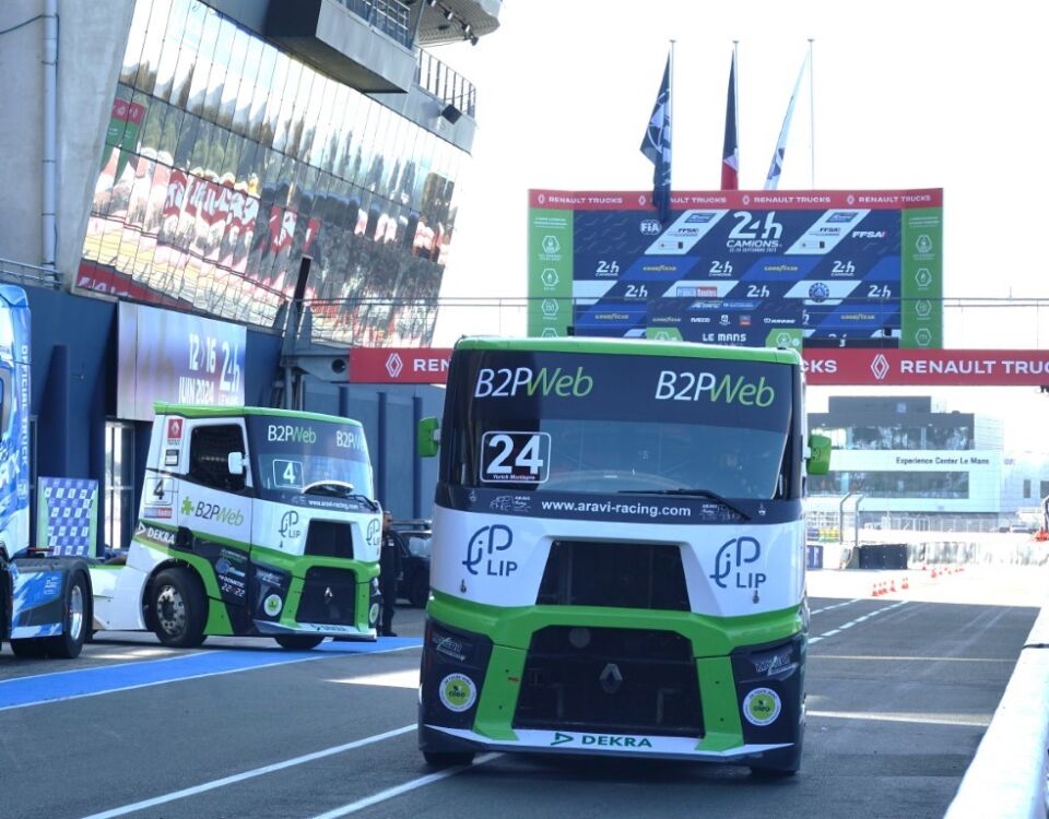 Le Team Aravi Racing lors du Grand Prix Camions au Mans 2023